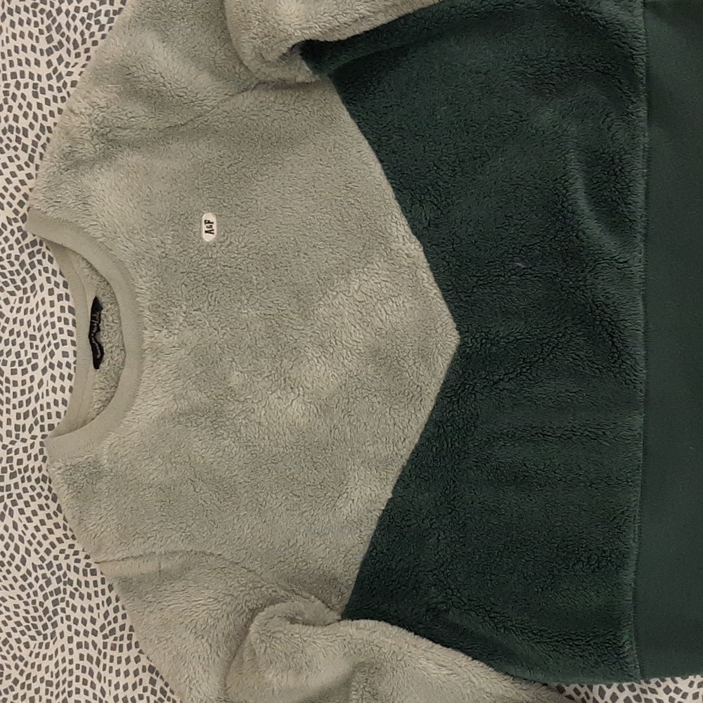 Abercrombie & Fitch women's sherpa sweatshirt